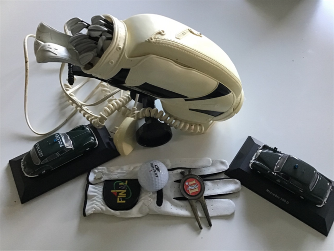 Golftelefon fungerar perfekt