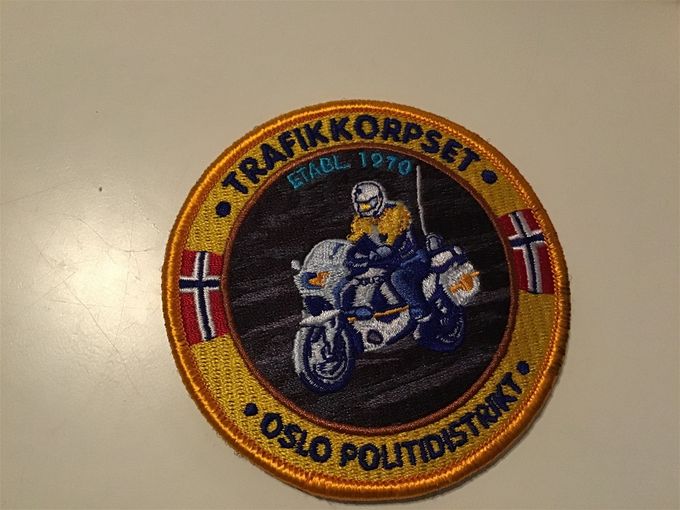 Trafikpolisen mc förare variant 2 (kardborre)