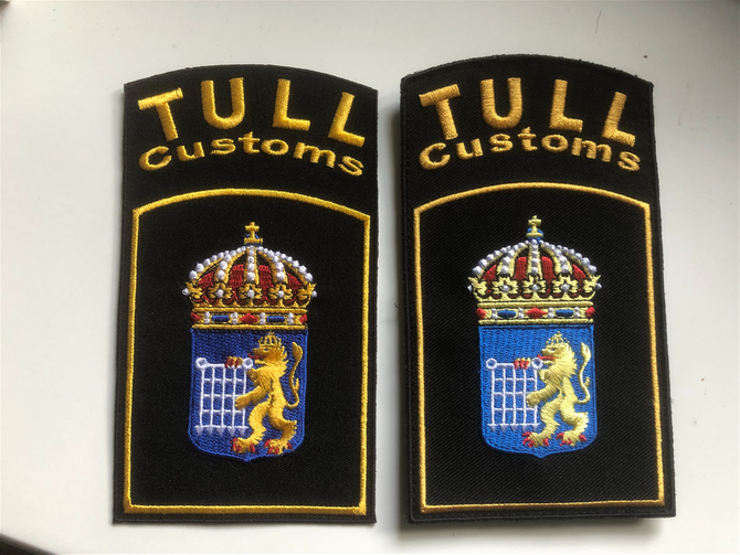 Ärmmärken nya modellen, broderade