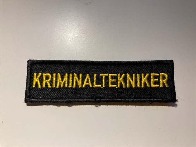 Kriminaltekniker med kardborre